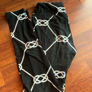LulaRoe OS rope leggings